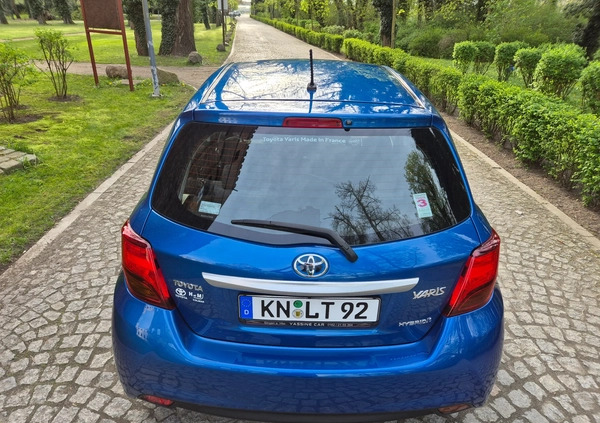 Toyota Yaris cena 45900 przebieg: 126750, rok produkcji 2015 z Wrocław małe 379